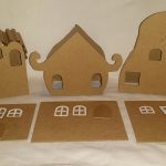 Whimsical/Whoville Style Houses – Set of 3 – Little Village Houses